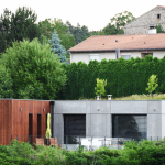 panoramic view of design wooden house saint romain lachalm